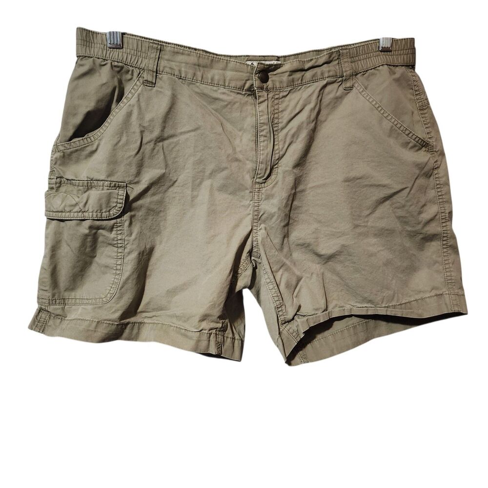 Columbia Titanium Cargo Shorts - Khaki Tan Size Larg Lightweight